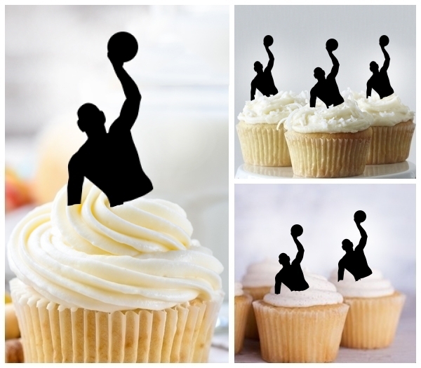 Laser Cut Water Polo cupcake topper
