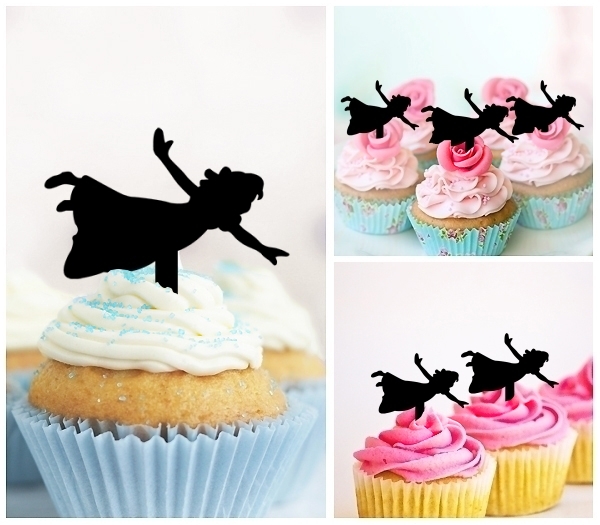 Laser Cut Peter Pan Wendy cupcake topper