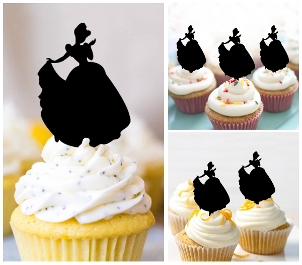 Acrylic Toppers Princess Party Design