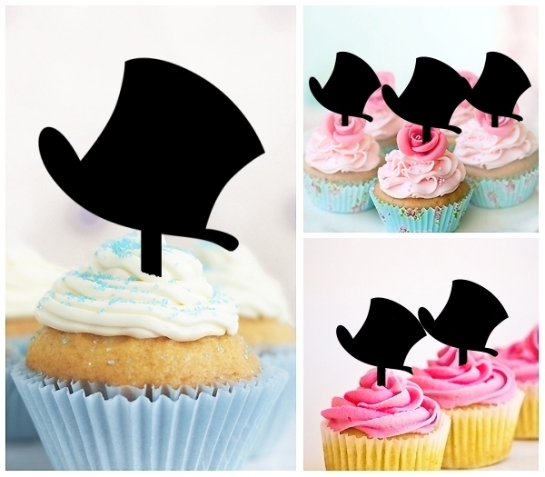 Acrylic Toppers Top Hat Design