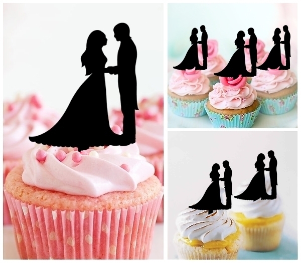 Acrylic Toppers Wedding Marriage Couple Design