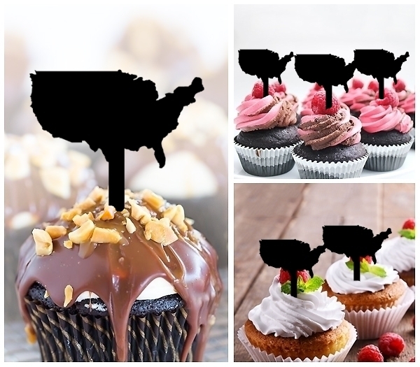 Acrylic Toppers America Design