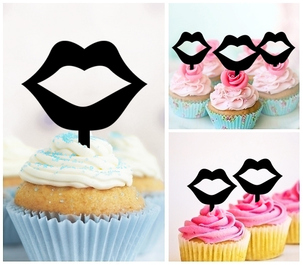 Acrylic Toppers Lips Design