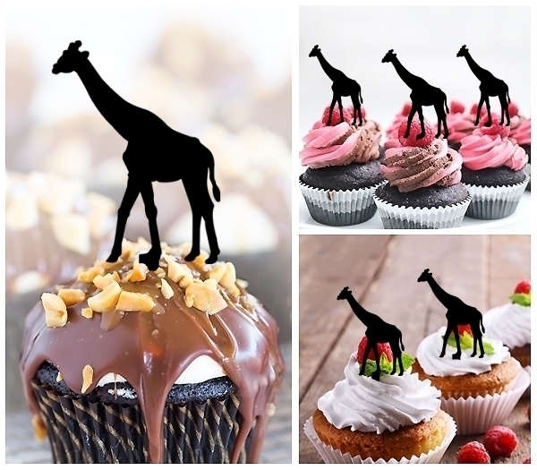 Acrylic Toppers Giraffe Design