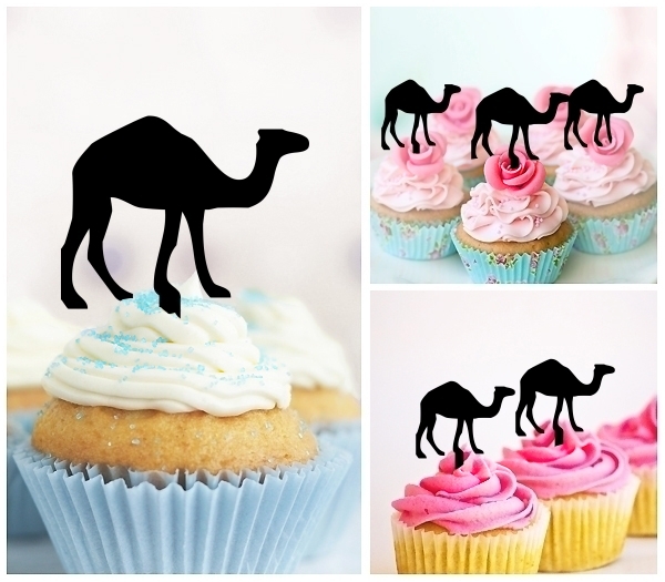 Laser Cut Camel cupcake topper