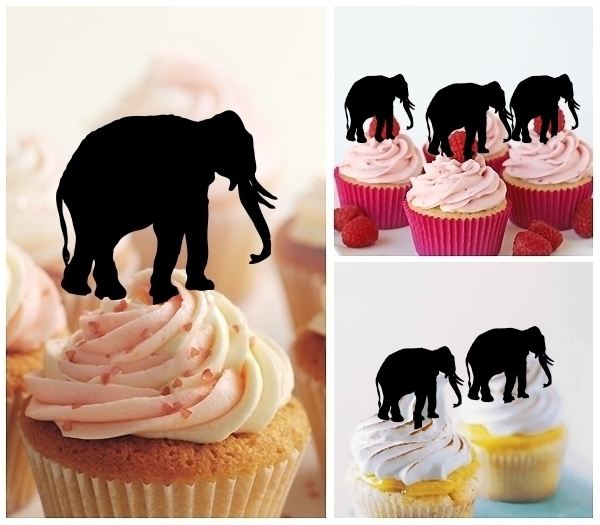 Acrylic Toppers Elephant Design