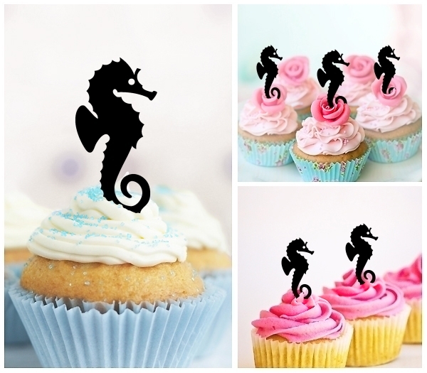 Acrylic Toppers Sea Horse Design