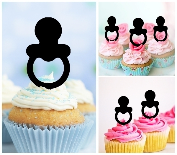 Acrylic Toppers Baby Pacifier Design