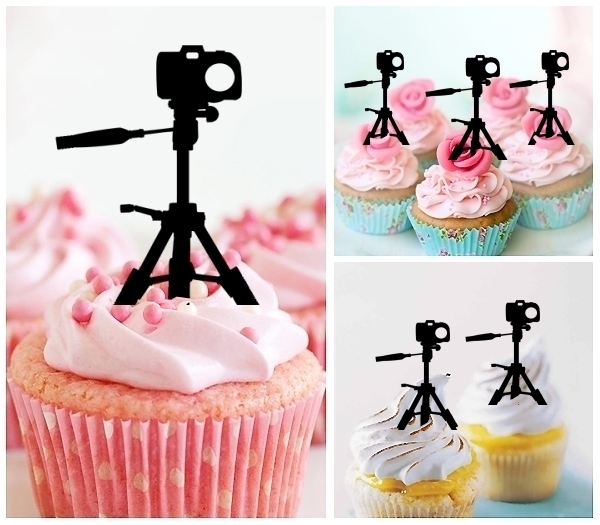 Laser Cut Camera cupcake topper