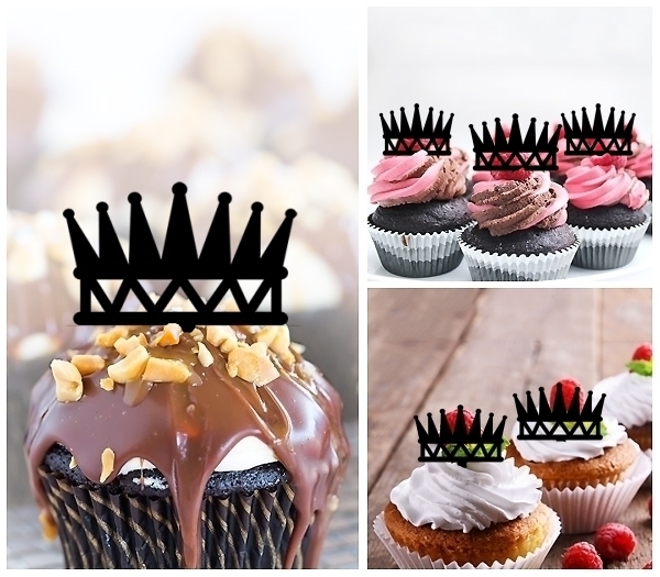 Acrylic Toppers Crown Design
