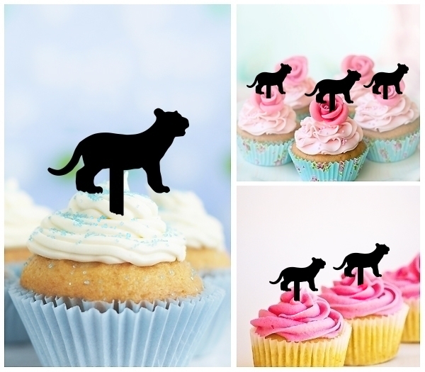 Laser Cut Baby Lion cupcake topper