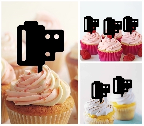 Laser Cut Camera Film cupcake topper