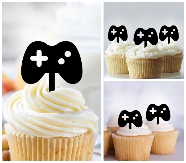 Laser Cut Gamepad Joystick cupcake topper