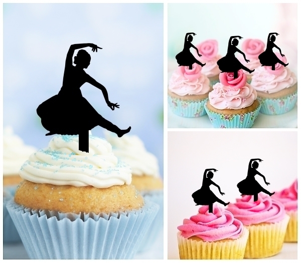 Laser Cut Indian Dance cupcake topper