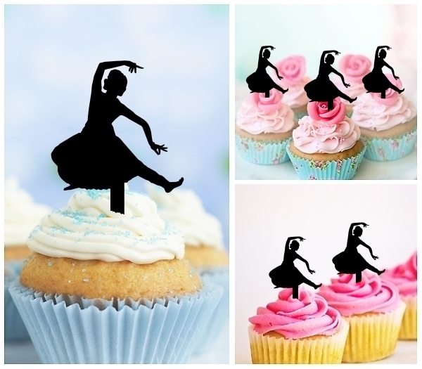 Laser Cut Indian Dance cupcake topper