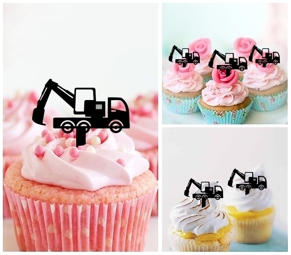 Acrylic Toppers Truck Backhoe Design