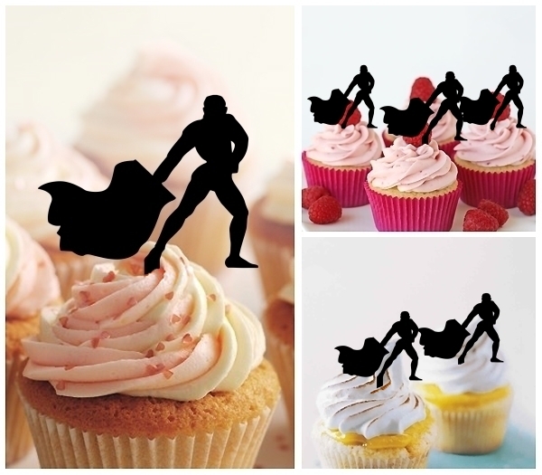 Laser Cut Bullfighting Matador cupcake topper