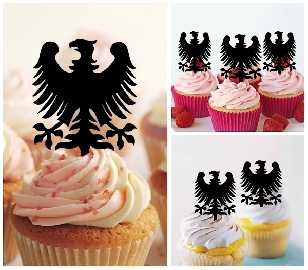 Laser Cut Polish Eagle cupcake topper