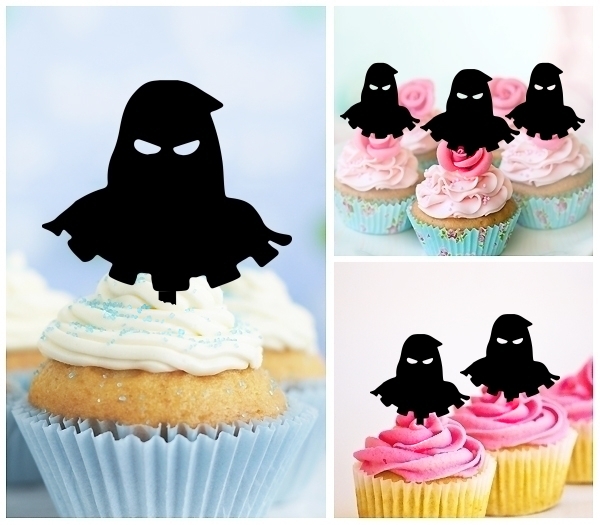 Laser Cut Executioner Death Mask cupcake topper