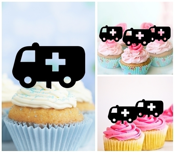 Acrylic Toppers Emergency Car Ambulance Design