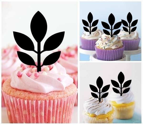 Laser Cut Plant Growth cupcake topper