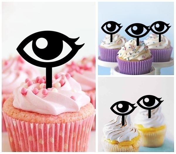 Acrylic Toppers Eye Design