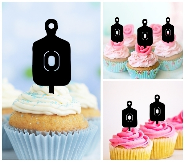 Acrylic Toppers Shooting Target Design
