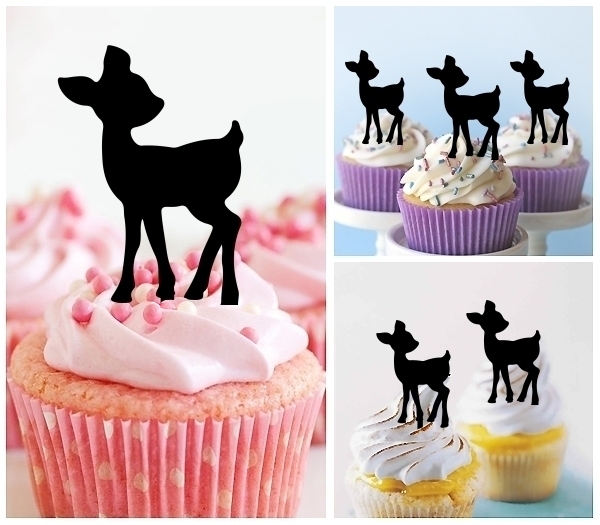 Acrylic Toppers Baby Deer Design