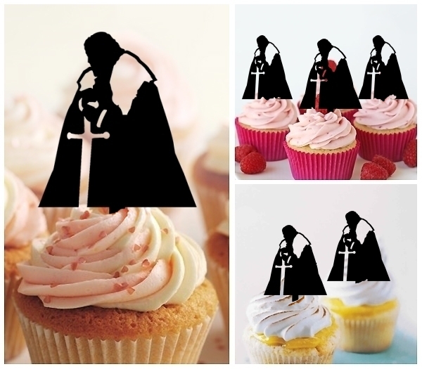 Laser Cut Game of Thrones Jon Snow cupcake topper