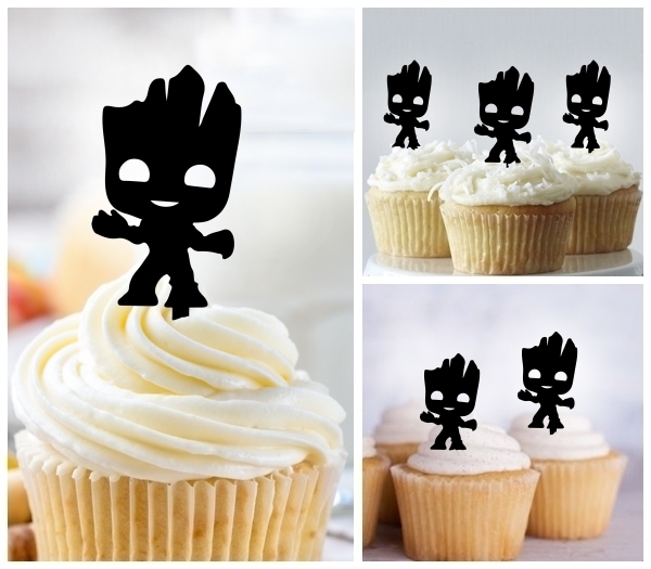 Acrylic Toppers Baby Groot Design