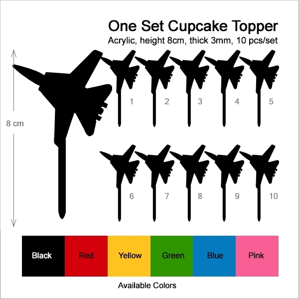 Jet Fighter Cupcake