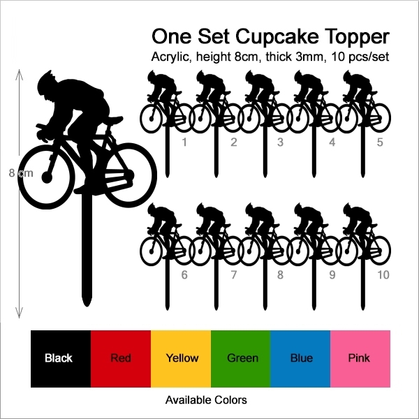 Bicycle Sport Cupcake