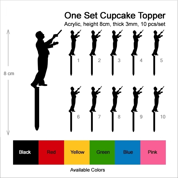 Orchestra Conductor Cupcake