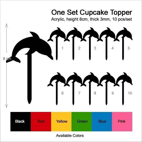 Dolphin Cupcake
