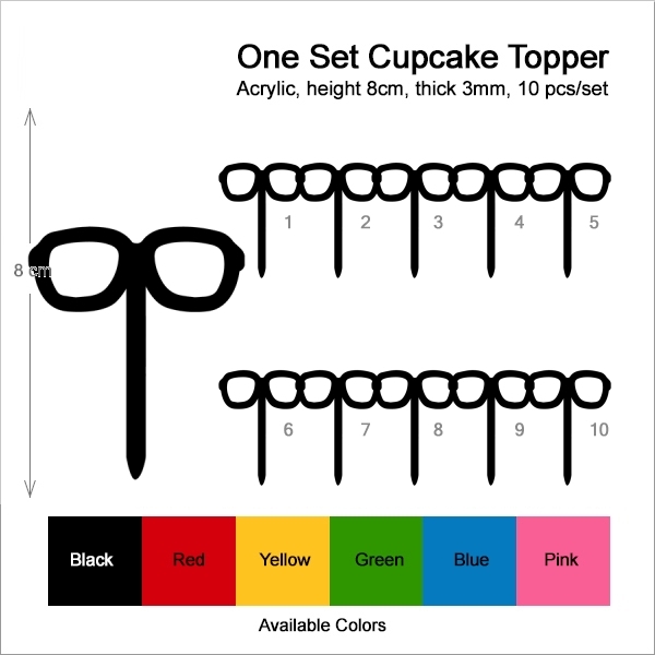 Glasses Cupcake