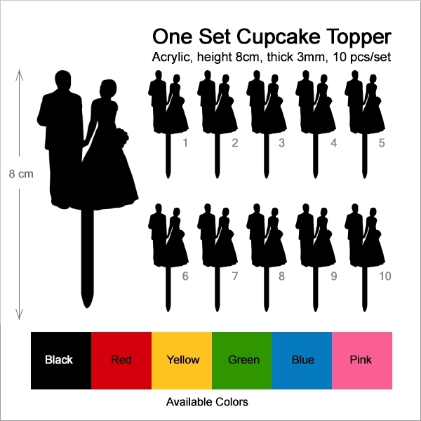 Wedding Marriage Couple Cupcake