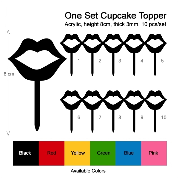 Lips Cupcake