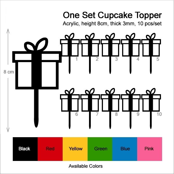 Gift Box Cupcake