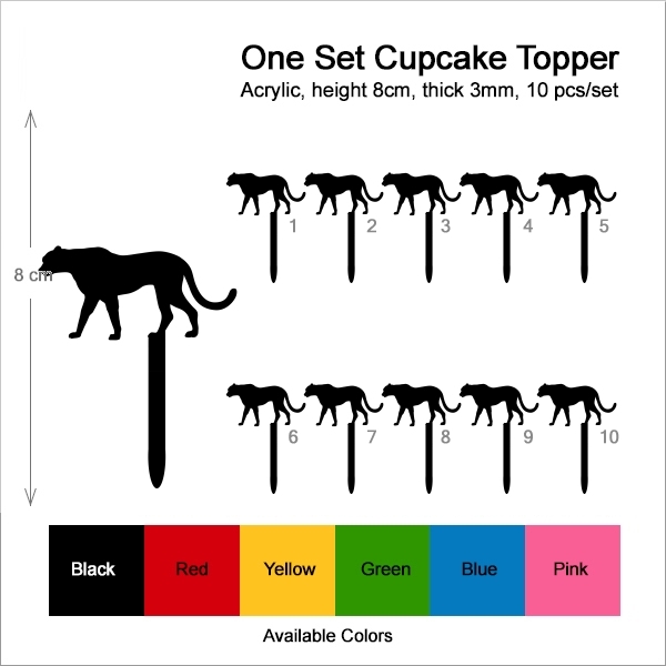 Panther Cupcake