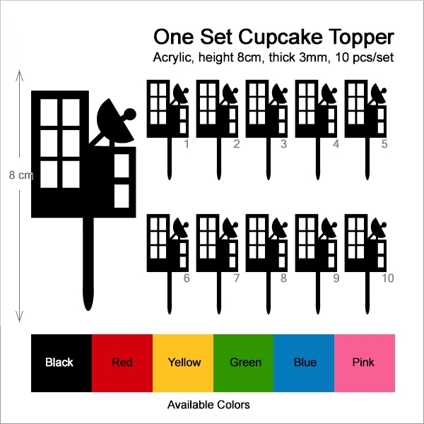 Radio Station Broadcasting Cupcake