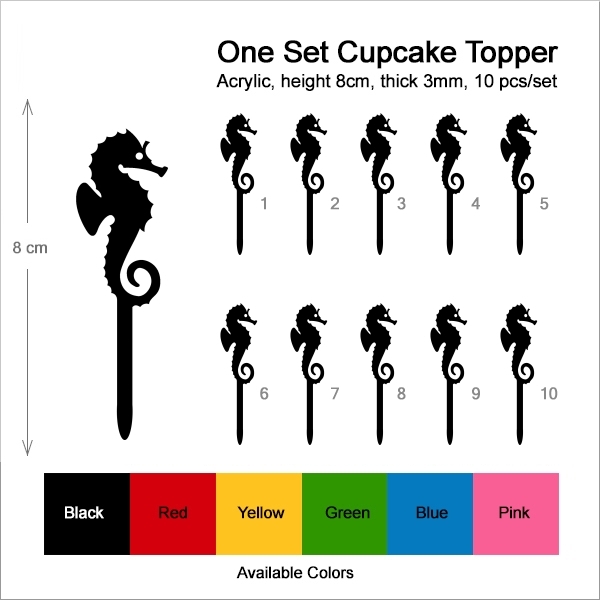 Sea Horse Cupcake