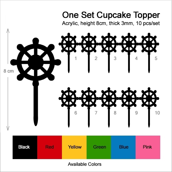 Ship Wheel Cupcake
