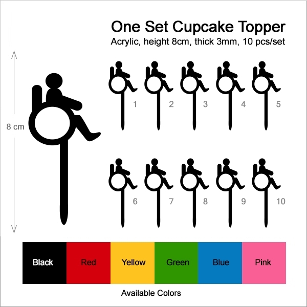 Wheel Chair Patient Cupcake
