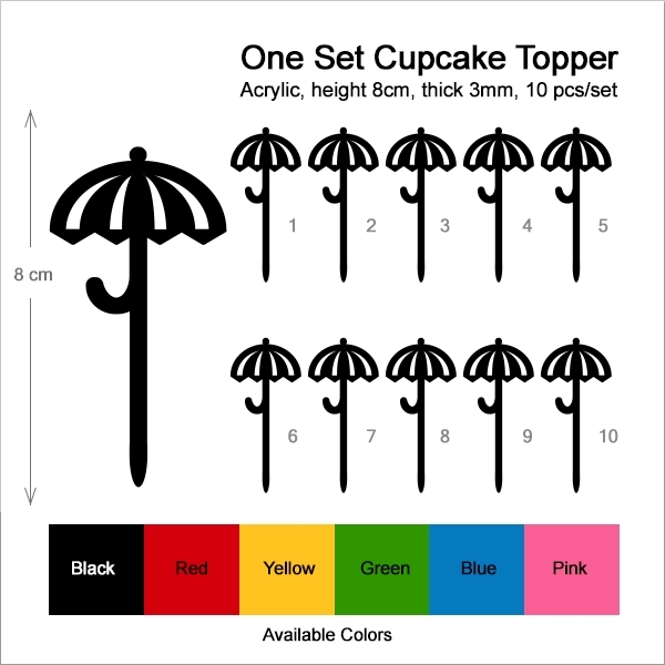 Umbrella Cupcake