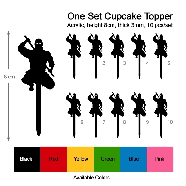 Japan Ninja Cupcake