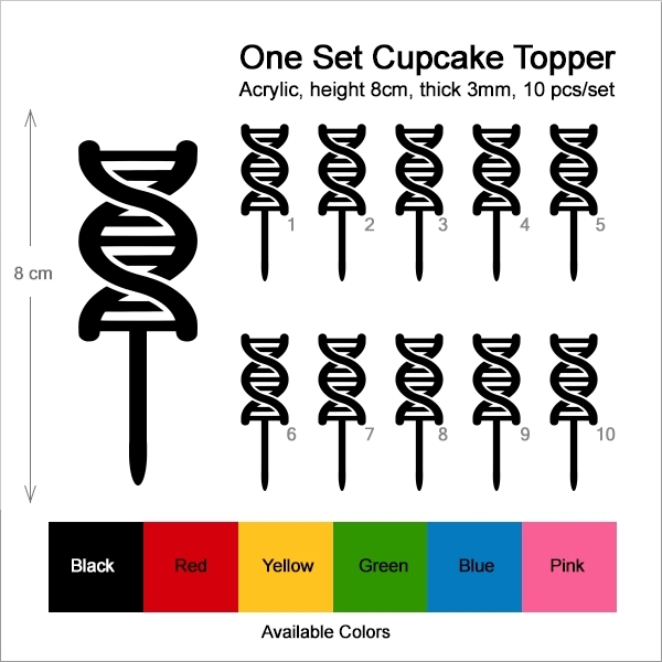 Dna Double Helix Cupcake