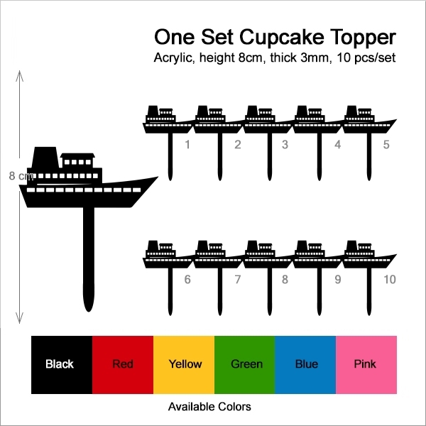 Cruise Ship Cupcake