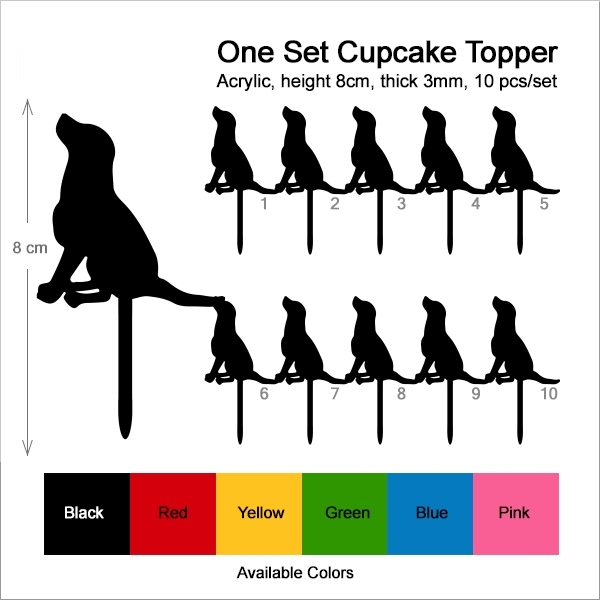 Sitting Dog Cupcake
