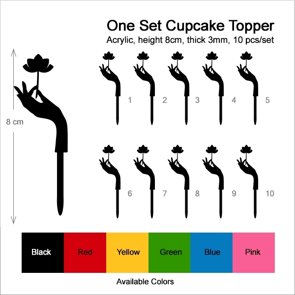 Buddha Hand Lotus Cupcake