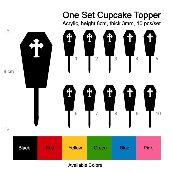 RIP Coffin Cupcake